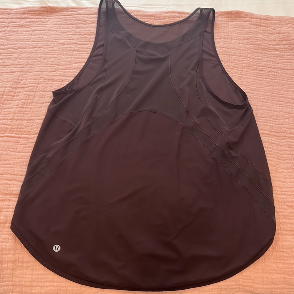Lululemon Sculpt Tank II Dark Adobe Size 10